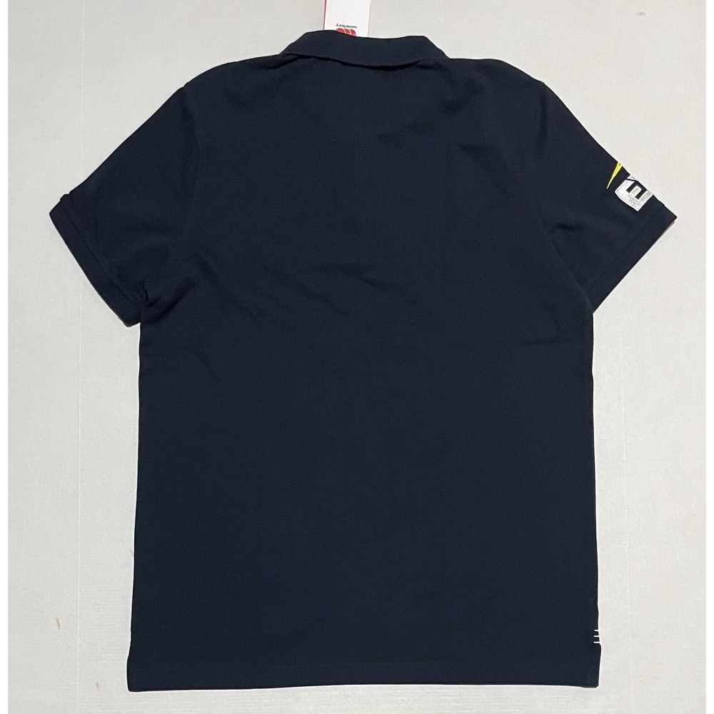 NWT Canterbury Polo Shirt Navy Size Medium Rugby World Cup Logo Japan 2019 - Picture 6 of 6